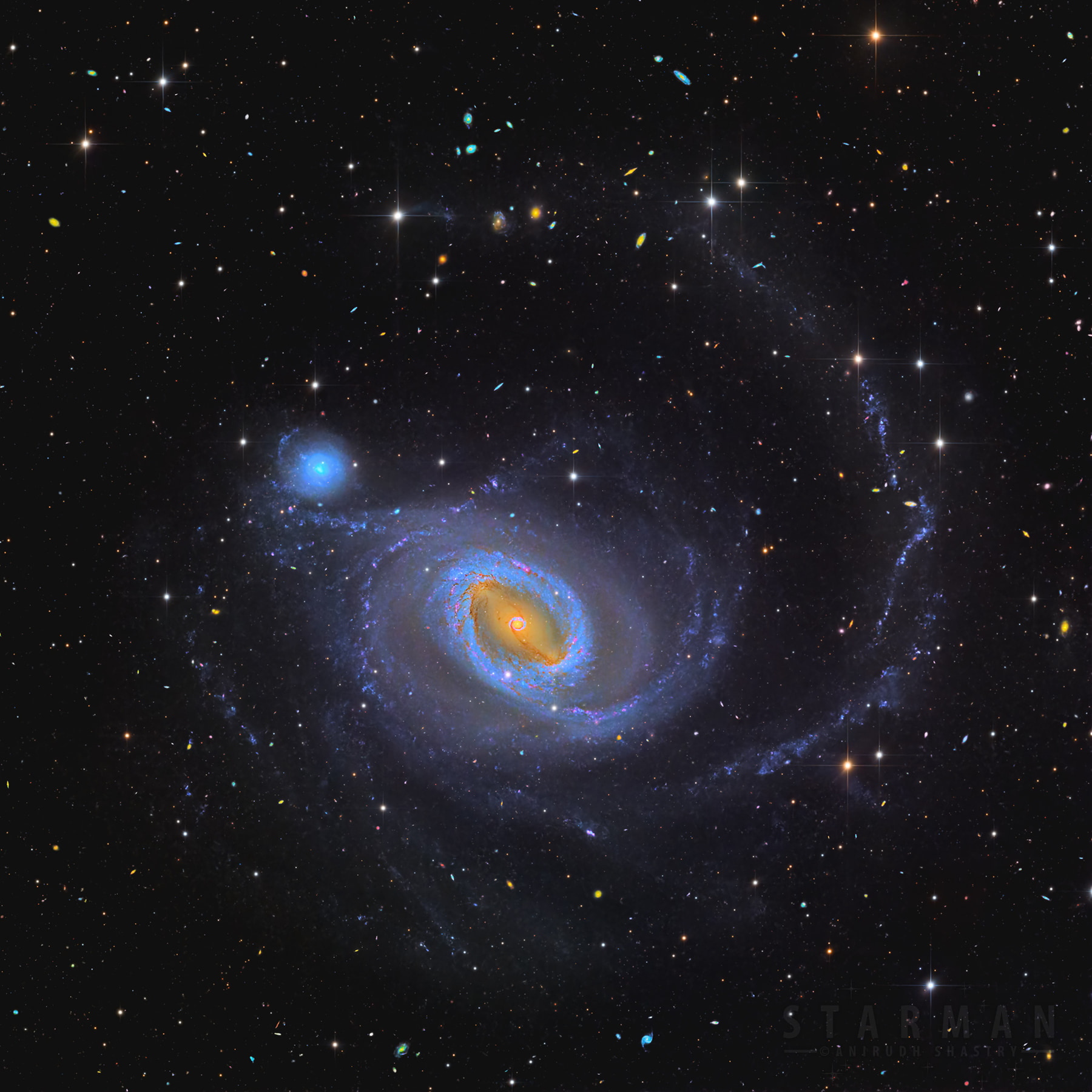 NGC 1512: Barred Spiral Galaxy