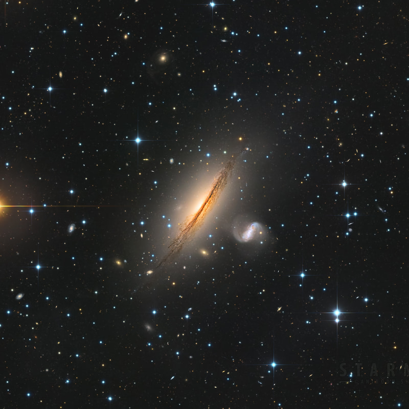 Edge-on Spiral Galaxy