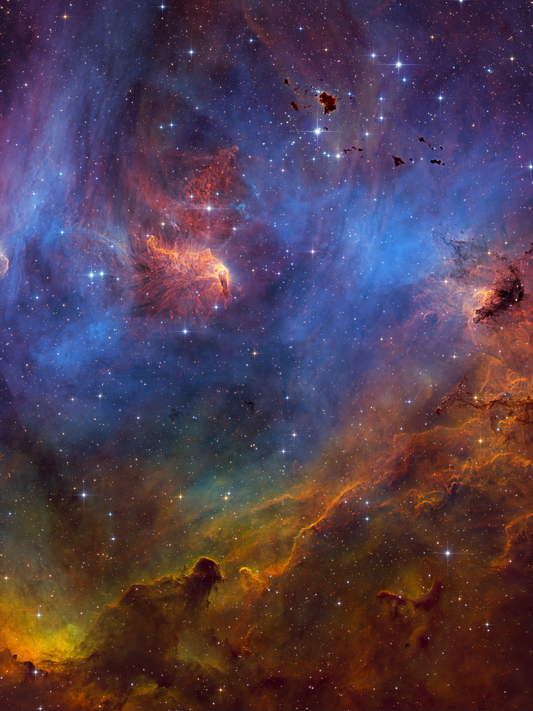 IC 2944: The Running Chicken Nebula